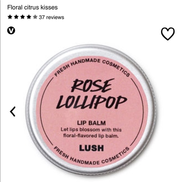 🌟🧚‍♀️💎HP💎 LUSH rose lollipop balm NWT - Picture 4 of 8